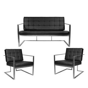 مبل اداری نیم ست هرمس بدون جلو مبلی