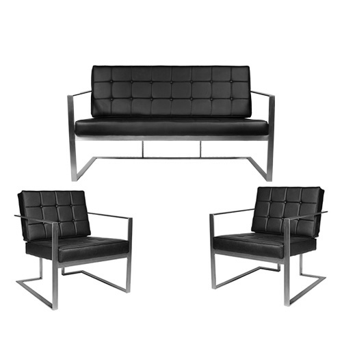 مبل اداری نیم ست هرمس بدون جلو مبلی