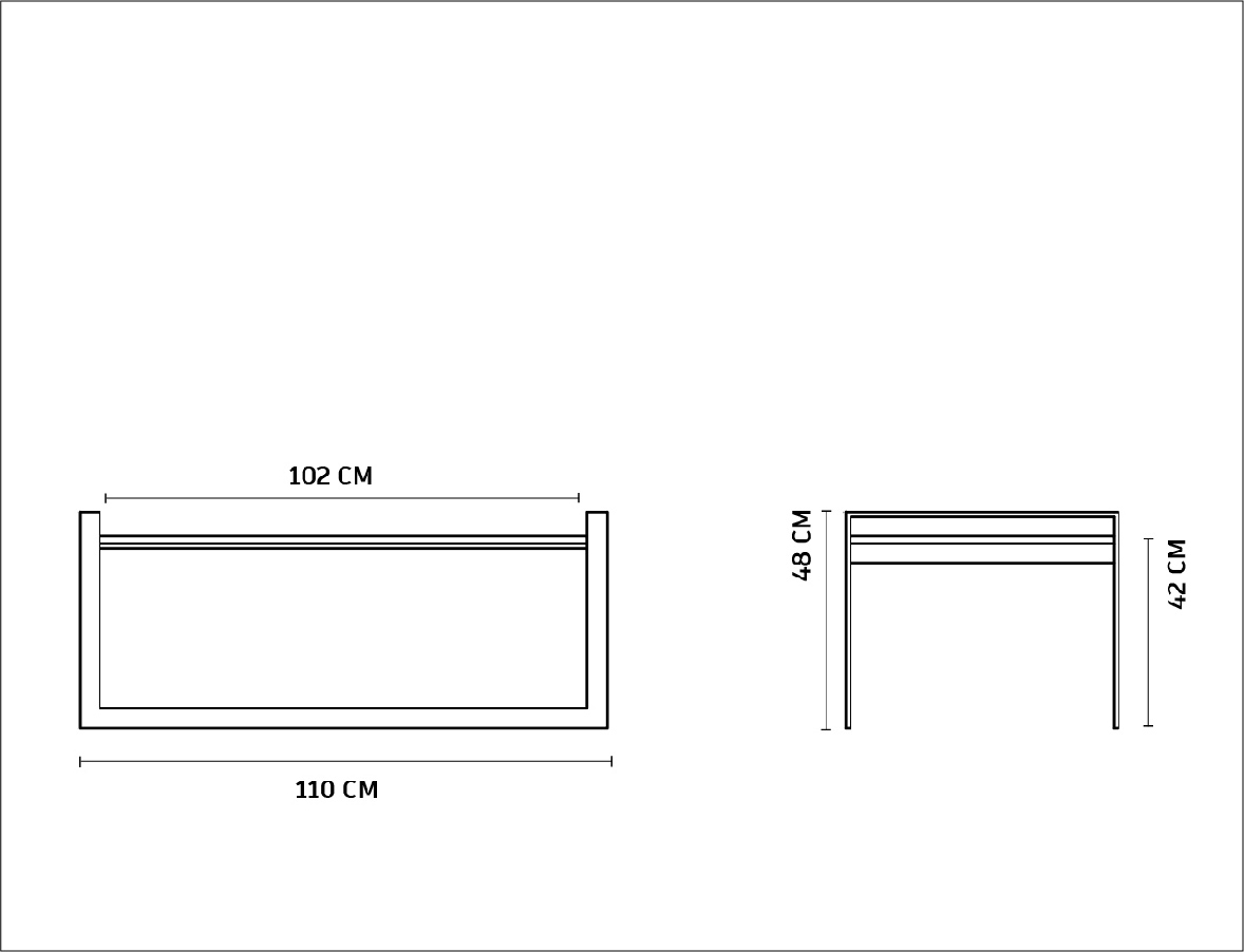 جلو مبلی مدل هرمس – کد T1070-040