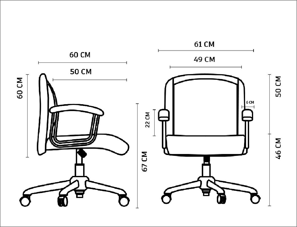 صندلی کارمندی مدل جنیوس – کد K280-310