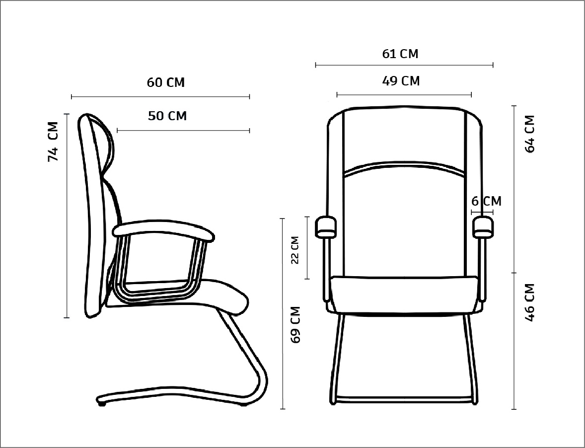 صندلی کنفرانسی مدل جنیوس – کد CA280-010