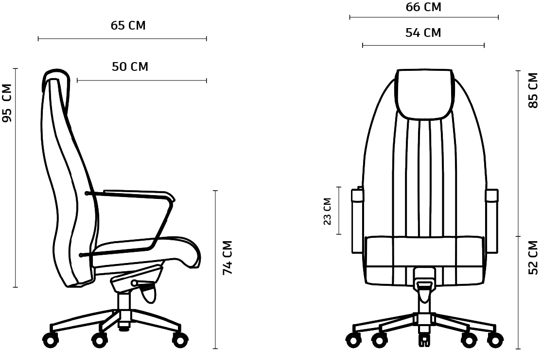 صندلی اداری مدیریتی مدل اسکار – کد M2040LS140